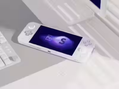 Игровая портативная консоль AyaNeo Pocket S с белым корпусом
