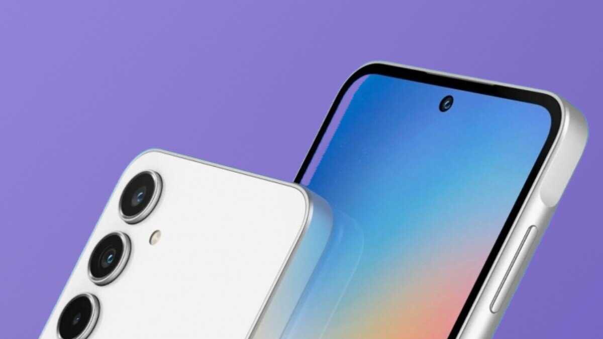 Передний и задний ракурс Samsung Galaxy A35: тройная камера и дизайн на рендерах