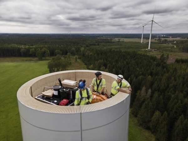 Самая высокая в мире деревянная ветряная турбина обещает чистое будущее (230906 paulwennerhol)