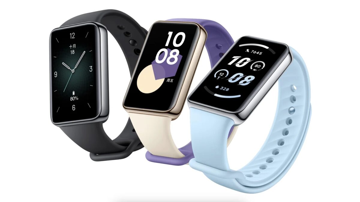 Умные часы Honor Band 9 с AMOLED дисплеем на черном браслете