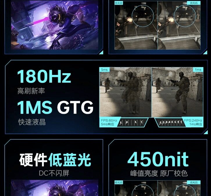 Компания Thunderobot выпустила игровой монитор Black Warrior ZQ27F180 5 image 115