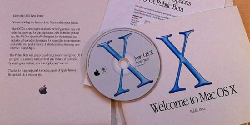 В этот день в 2001 году Apple представила Mac OS X как ОС будущего (macos x disc)