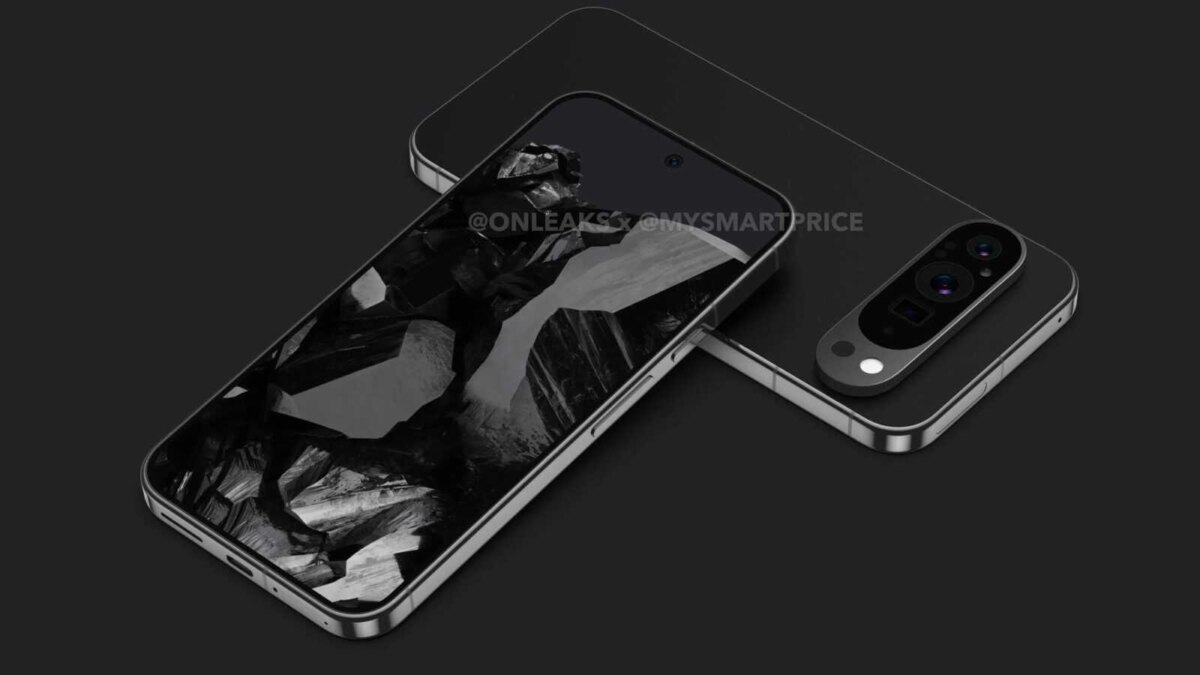 Панель задней части Google Pixel 9 с тремя камерами и вспышкой