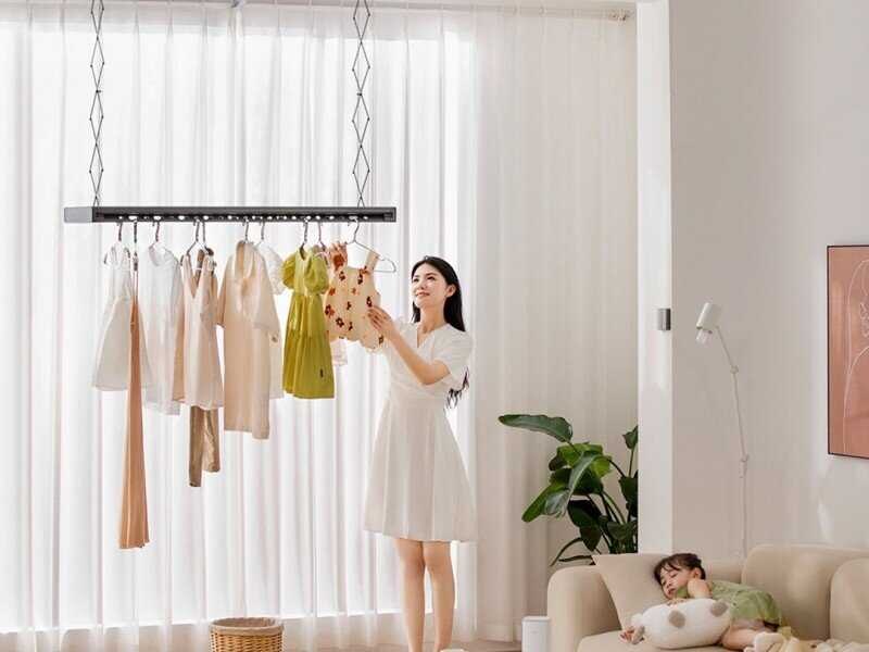 Xiaomi представил складную потолочную сушилку для белья – Mijia Smart Clothes Dryer Pro 3 scale 1200 7 9