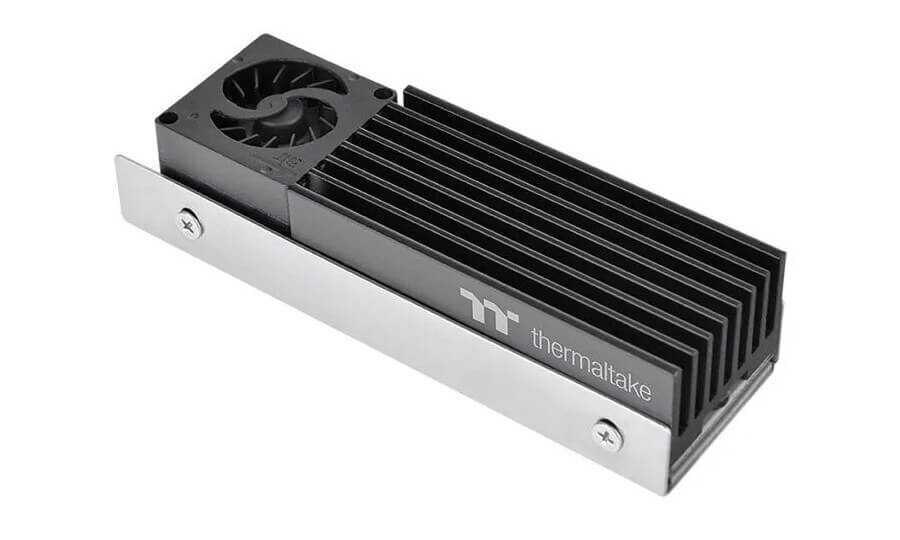 Thermaltake выпустила миниатюрный кулер для горячих PCIe 5.0 SSD-накопителей – MS-1 2 thermaltake ms 1 m.2 2280
