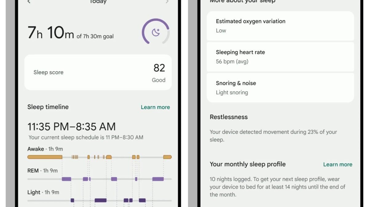 Google Fitbit будет показывать не только статистику, но и полезную информацию 8 fitbit app sleep redesign 2.jpeg