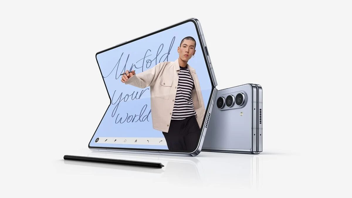 Складной телефон Samsung Galaxy Z Fold 6 Ultra с большим дисплеем и пером для рисования