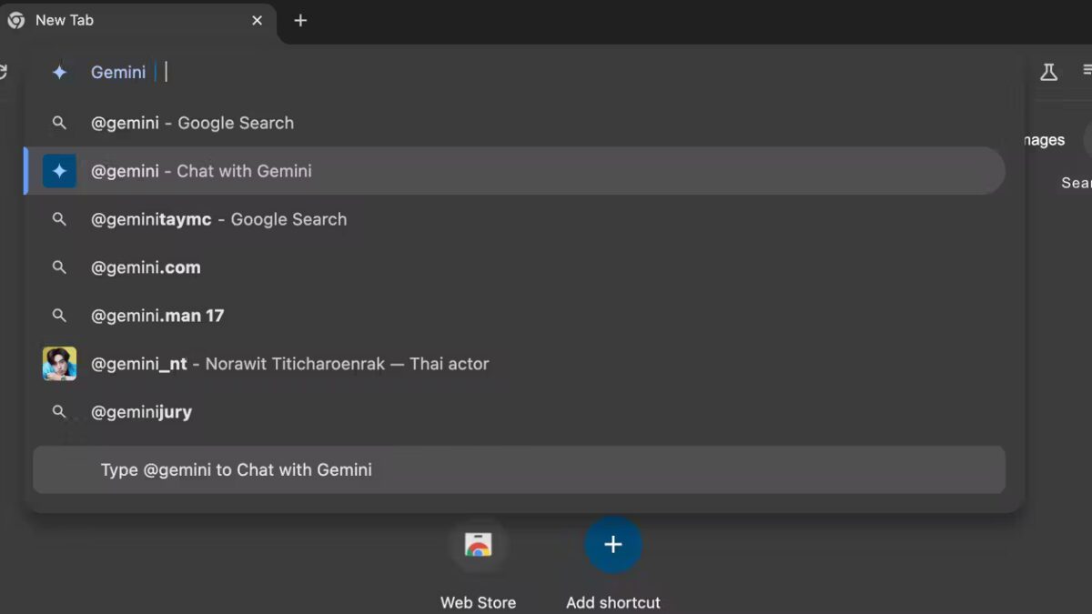 Google Chrome может получить интеграцию с Gemini в ближайшее время 6 gemini in chrome address bar 2
