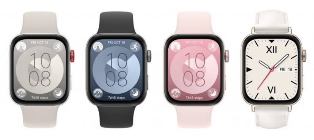 Huawei Watch Fit 3 выглядят так же, как часы Apple Watch