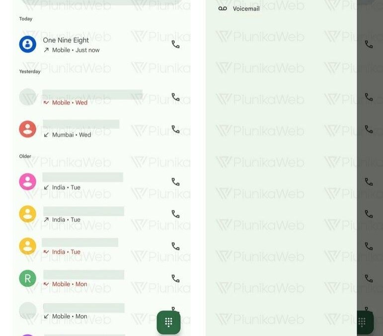 Google тестирует изменения дизайна в приложении «Телефон» 3 newlayoutfone.webp