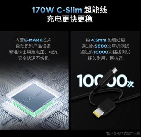 Lenovo представил мощный блок питания для игровых ноутбуков - Legion C170 Gallium Nitride Adapter 5