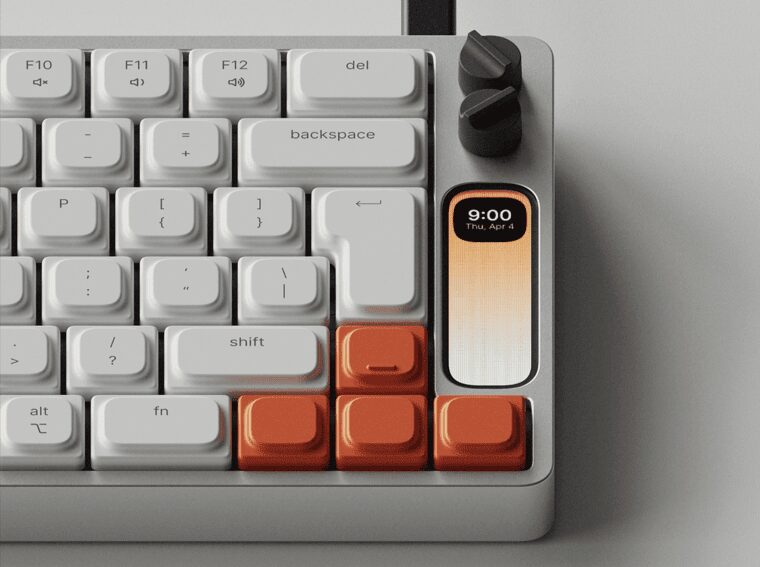 Work Louder представил механическую клавиатуру с экраном — Knob 4 q93 0e8cc1e6de4d1c0d2f94bfb8633ddfe1660e5a0c01631b110e1722faa33f85a9