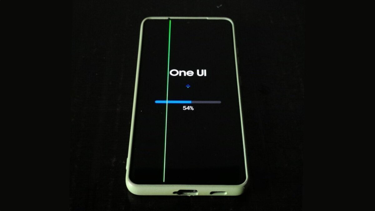 samsung galaxy s21 ultra display green line issue