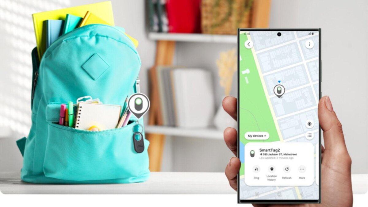 Samsung добавит интеграцию Google Find My Device в Galaxy SmartTags 5 samsung galaxy smarttag 2 smartthings find 1536x864 1