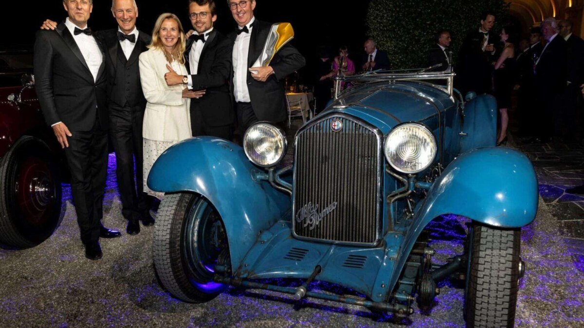 Alfa Romeo 8C 2300 выиграл BMW Trophy на Concorso d'Eleganza 2024 11 2024 concorso d eleganza winner 03
