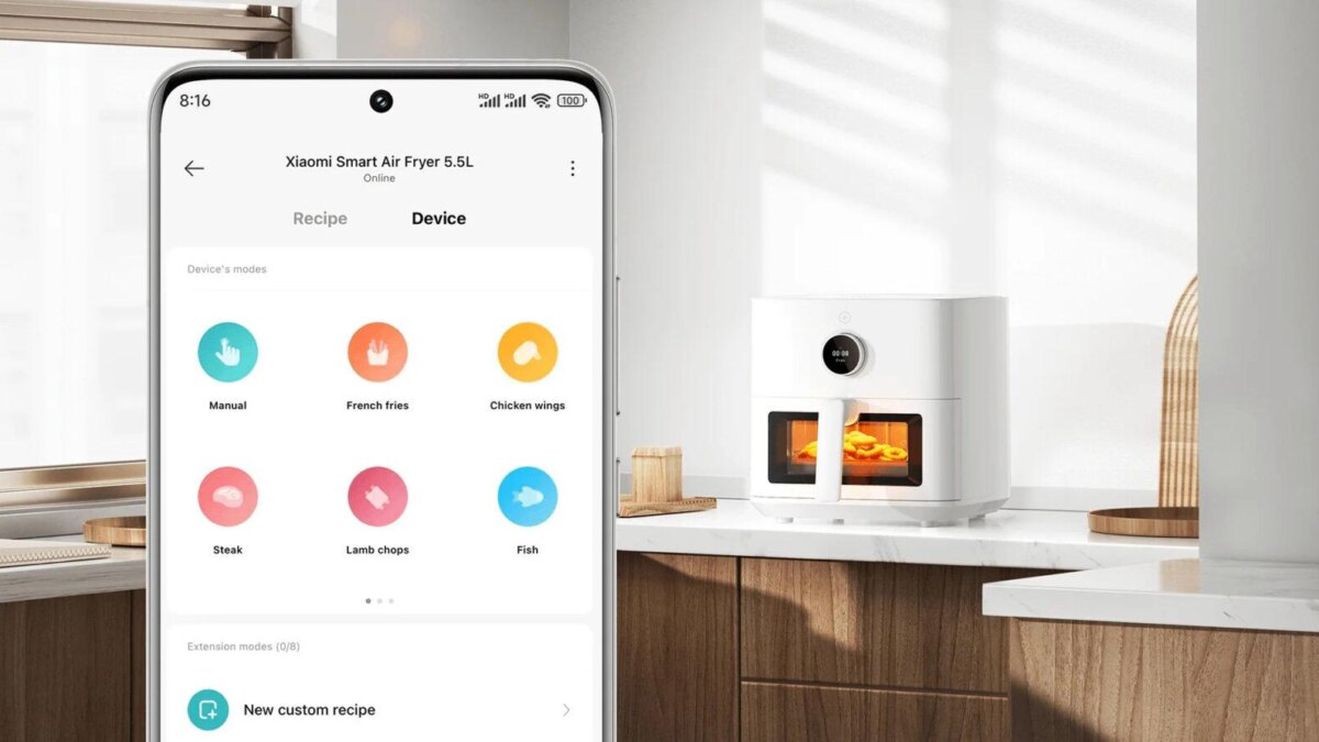 Xiaomi выпустил два аэрогриля для международного рынка серии Smart Air Fryer 7 3 5 1