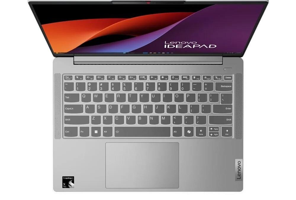 Опубликованы изображения первого ноутбука на Snapdragon X Plus - Lenovo IdeaPad Slim 5 5