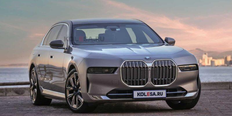 BMW 7 Series, X7 и XM избавились от раздельных фар на рендерах (bmw 7 series g70 rendering without split headlights)