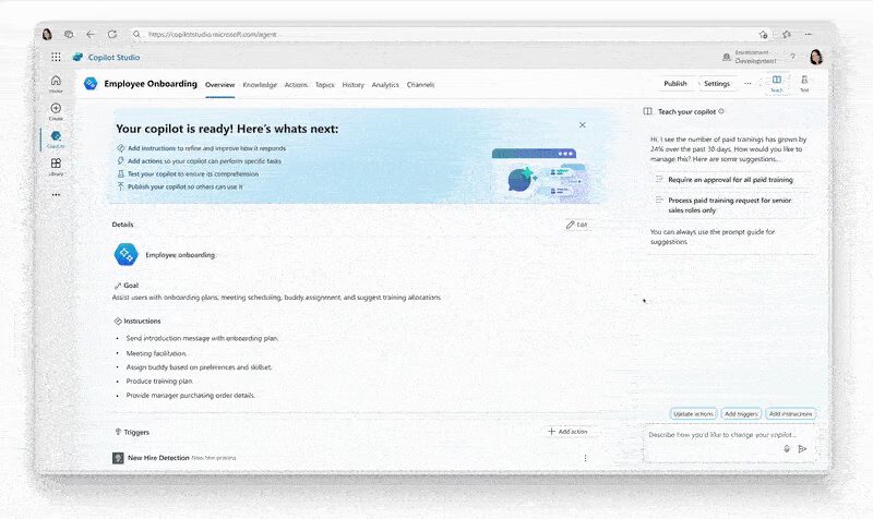 Microsoft Build 2024: все главные анонсы презентации 6 copilot studio agent capabilities teach