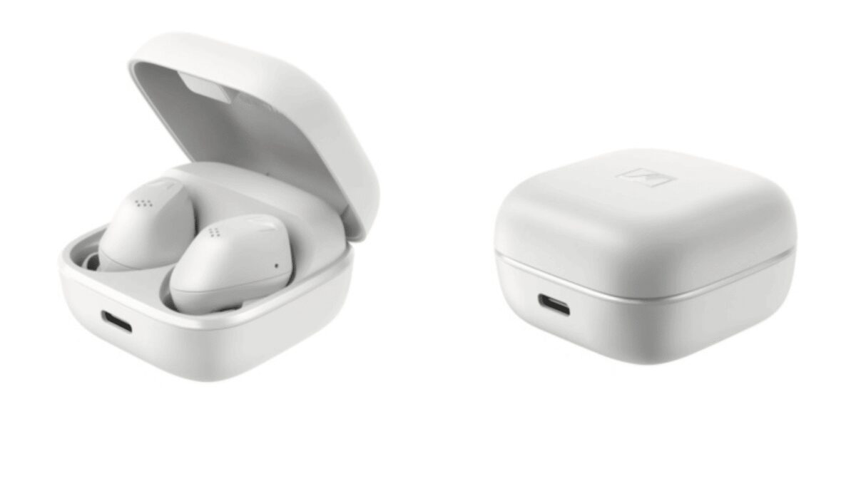 Наушники Sennheiser Accentum True Wireless ANC в чехле сверху