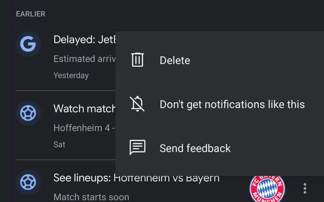 Приложение Google получило вкладку "Уведомления" на Android 7 google app notifications android 3.jpg