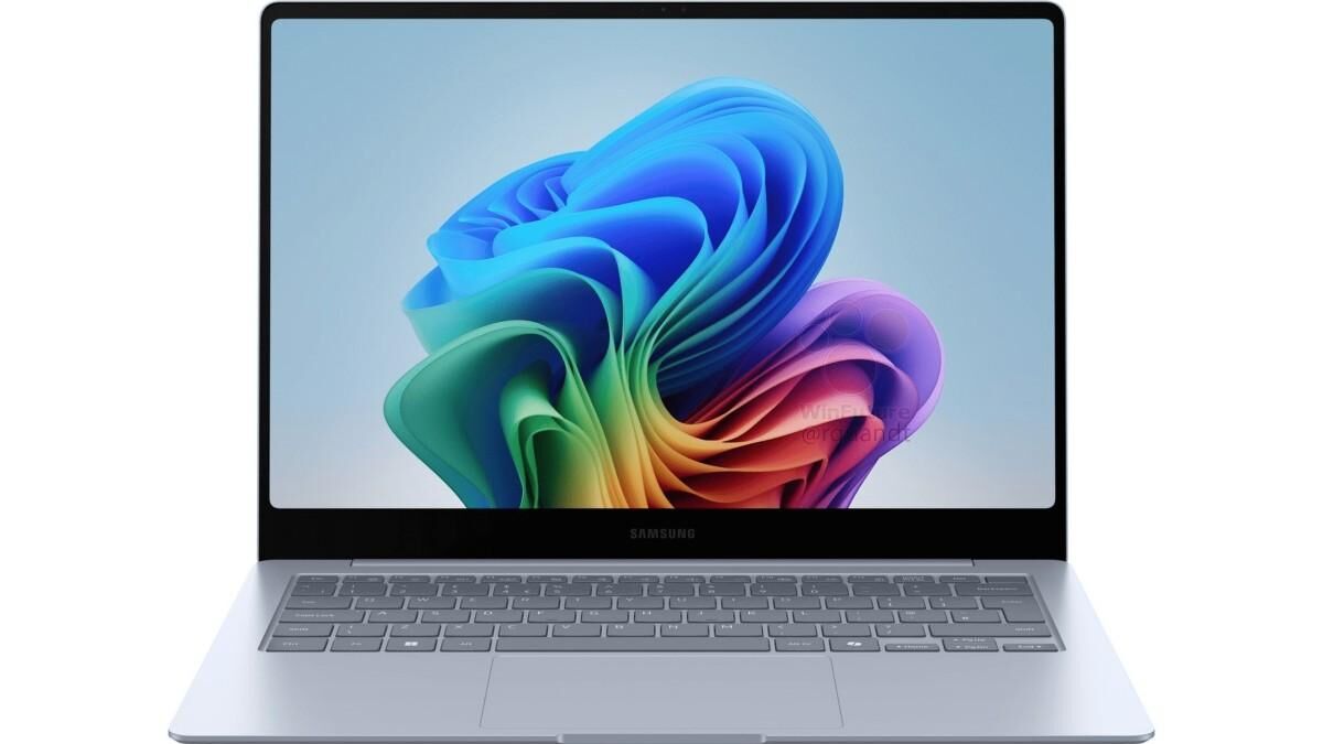 Ноутбук Samsung Galaxy Book4 Edge с большим экраном и клавиатурой