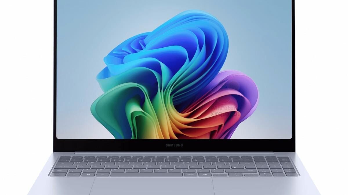 Планшет Samsung Galaxy Book4 Edge передний вид с экраном