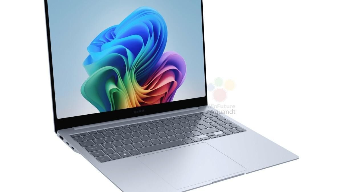 Новый ноутбук Samsung Galaxy Book4 Edge с дисплеем и клавиатурой крупным планом