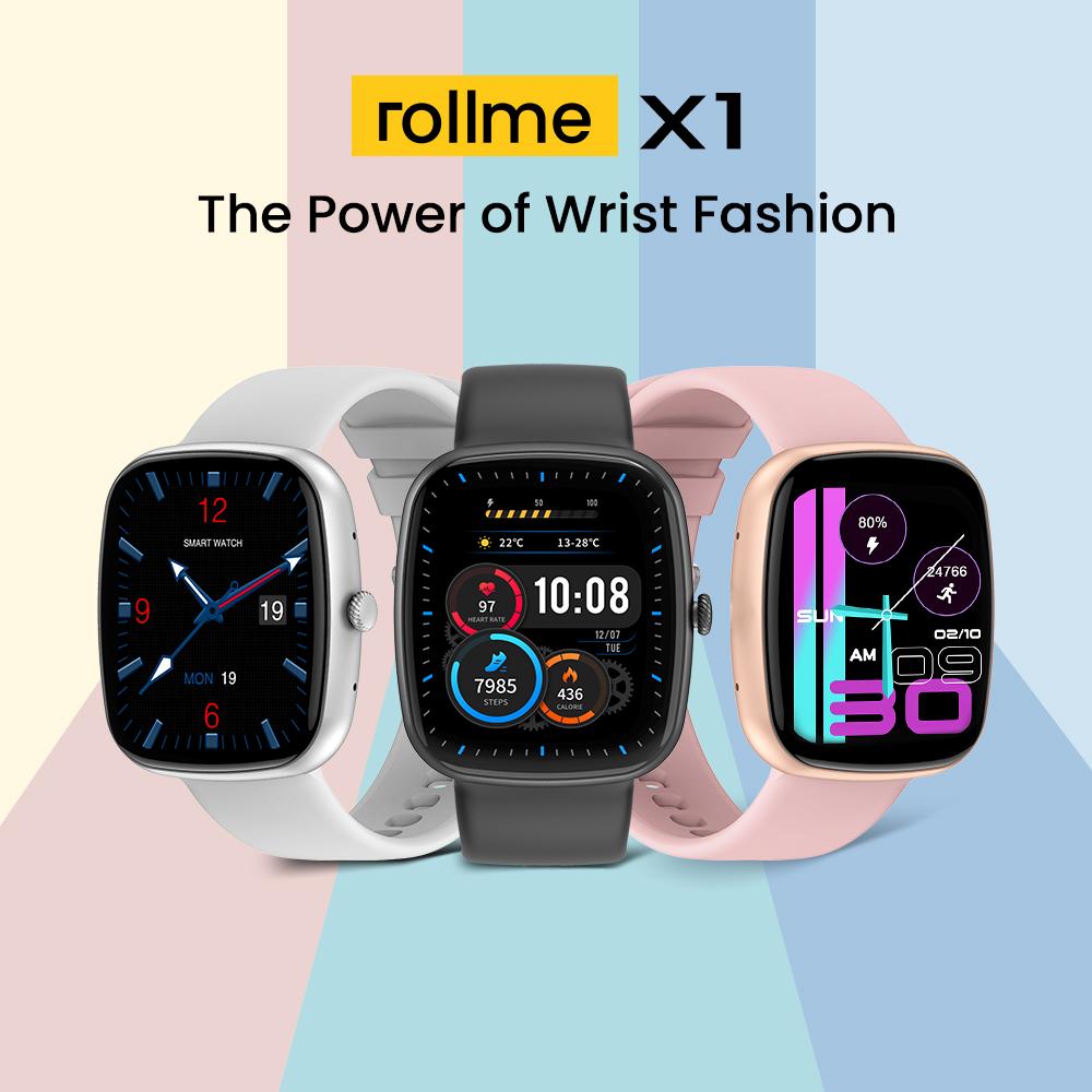 Rollme выпустили доступные умные часы начального уровня: Rollme X1