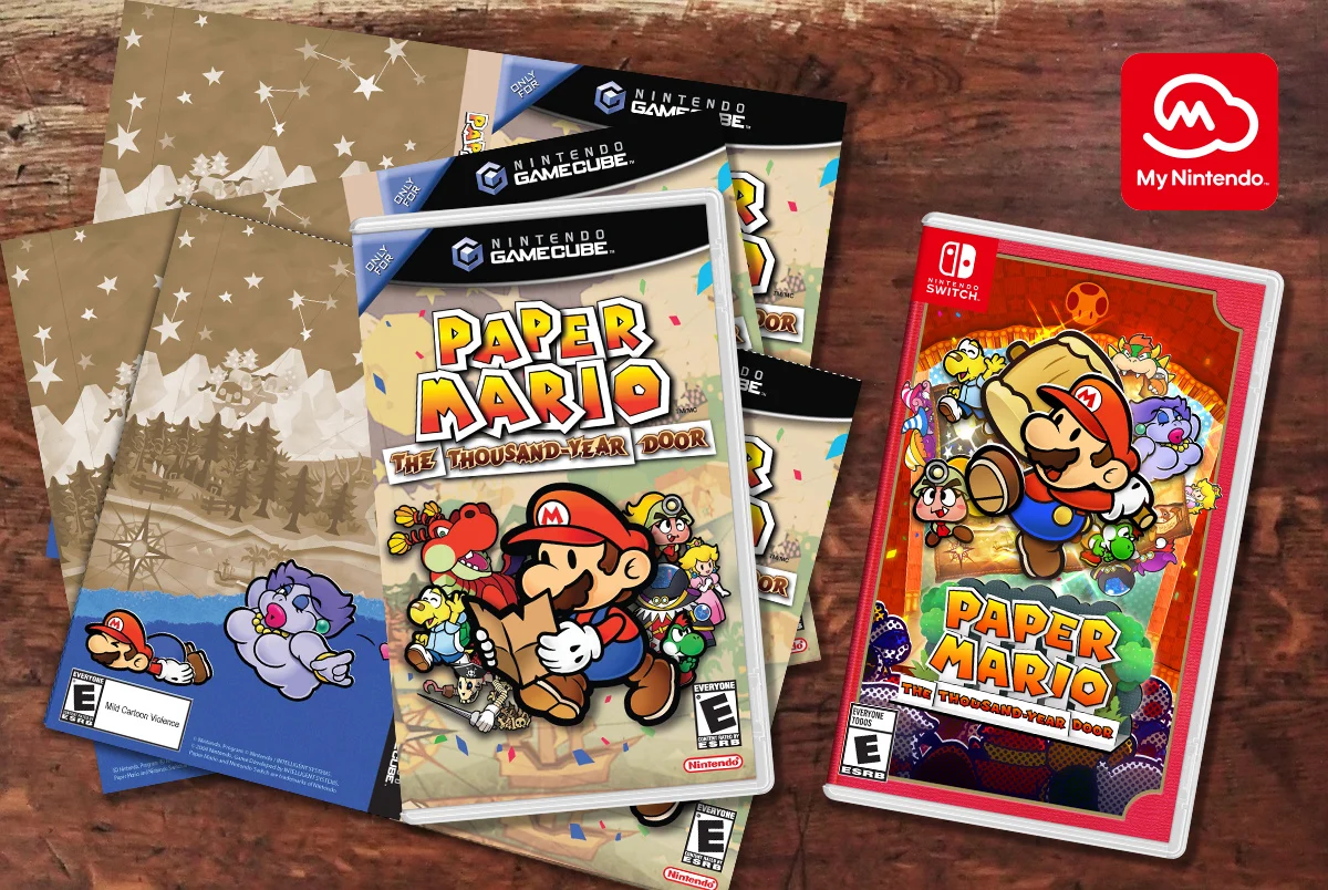 Nintendo празднует выход Paper Mario: TTYD, выпущенный в 