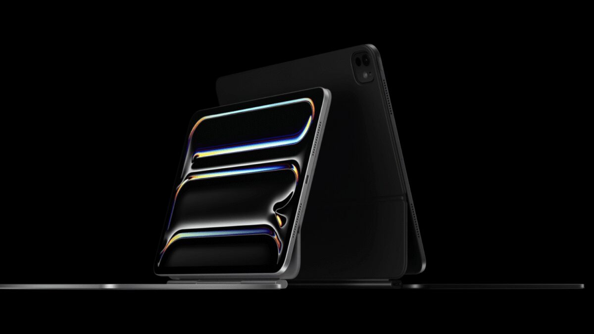Черный iPad с новым стилусом Apple Pencil Pro