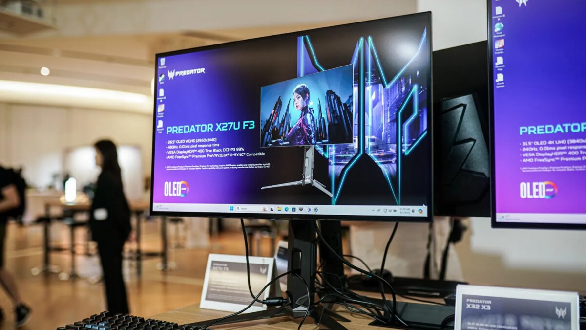 Шикарный игровой монитор Predator X27U F3 с ярким дисплеем