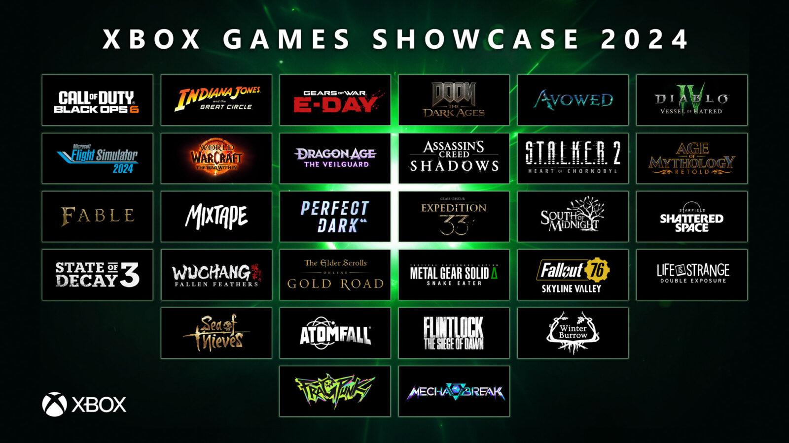 Xbox Games Showcase 2024: все игры и анонсы презентации 9 июня