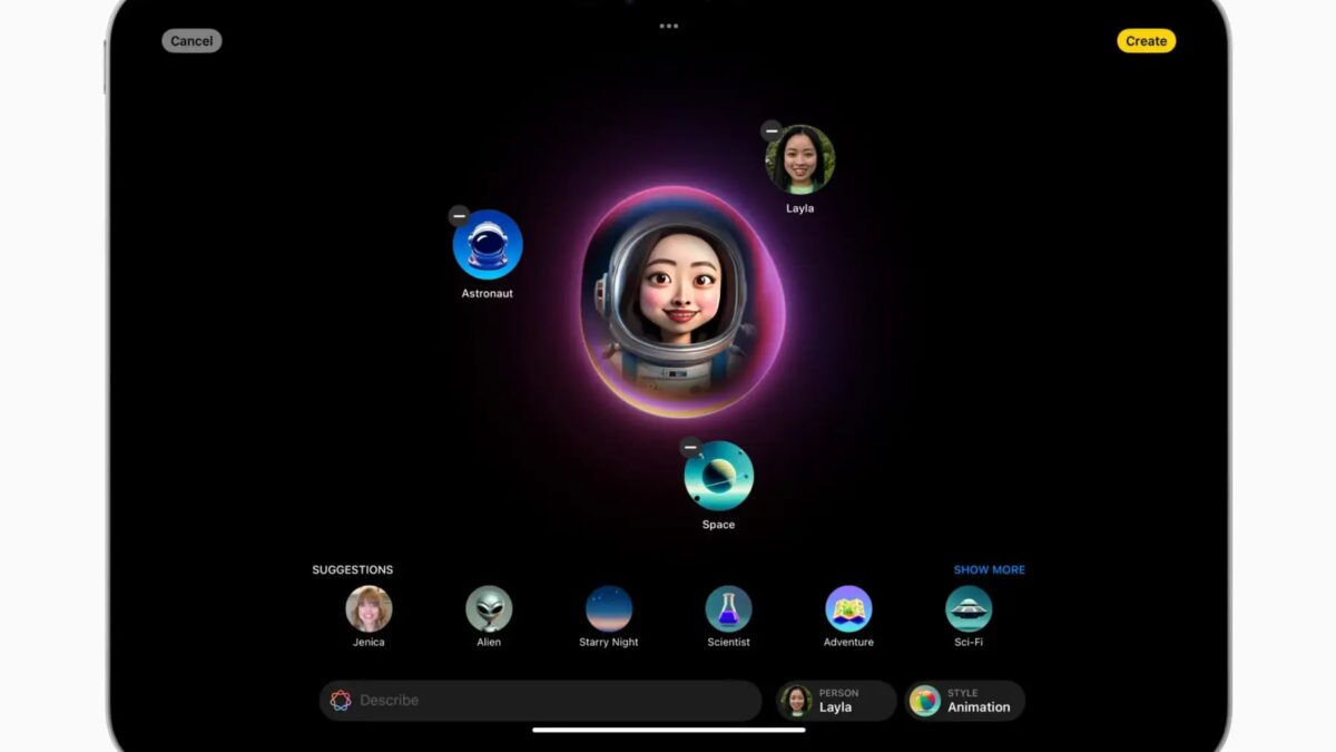 Экран с интерфейсом обновления iOS 18 на iPhone