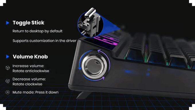 Представлена механическая клавиатура с двумя экранами Machenike KT84 7 d057ec9857ad3b9d27e05a38e2d82dc55f2e1f3438729d29b57acd3026a2a7c5 1