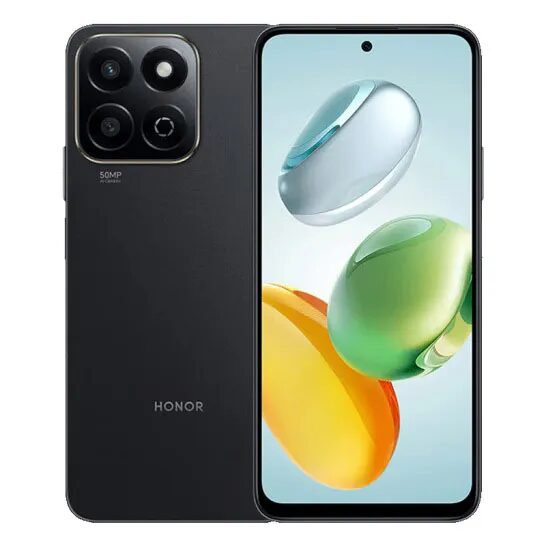 Смартфон Honor X60 Plus спереди и сзади с крупной камерой