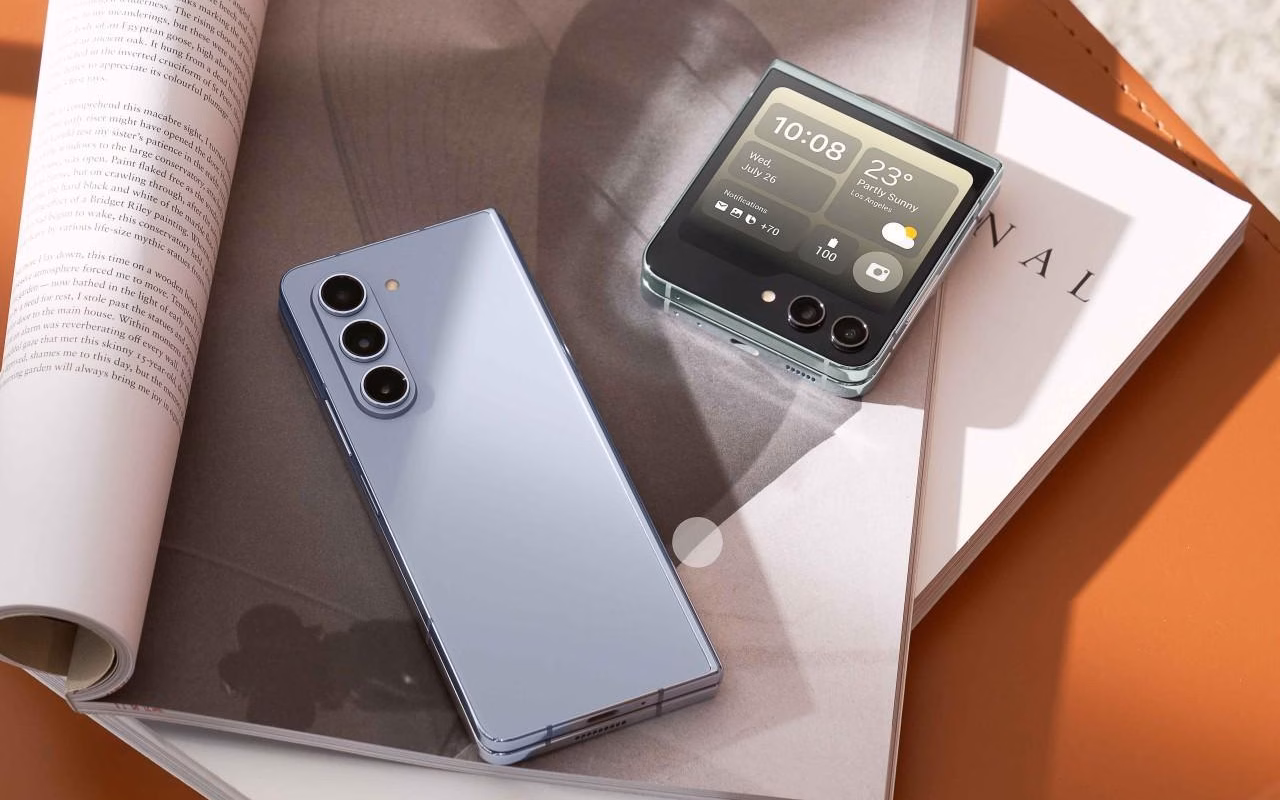 Утечка изображений Samsung Galaxy Z Fold 6 и Flip 6 5 galaxy z flip 5 4