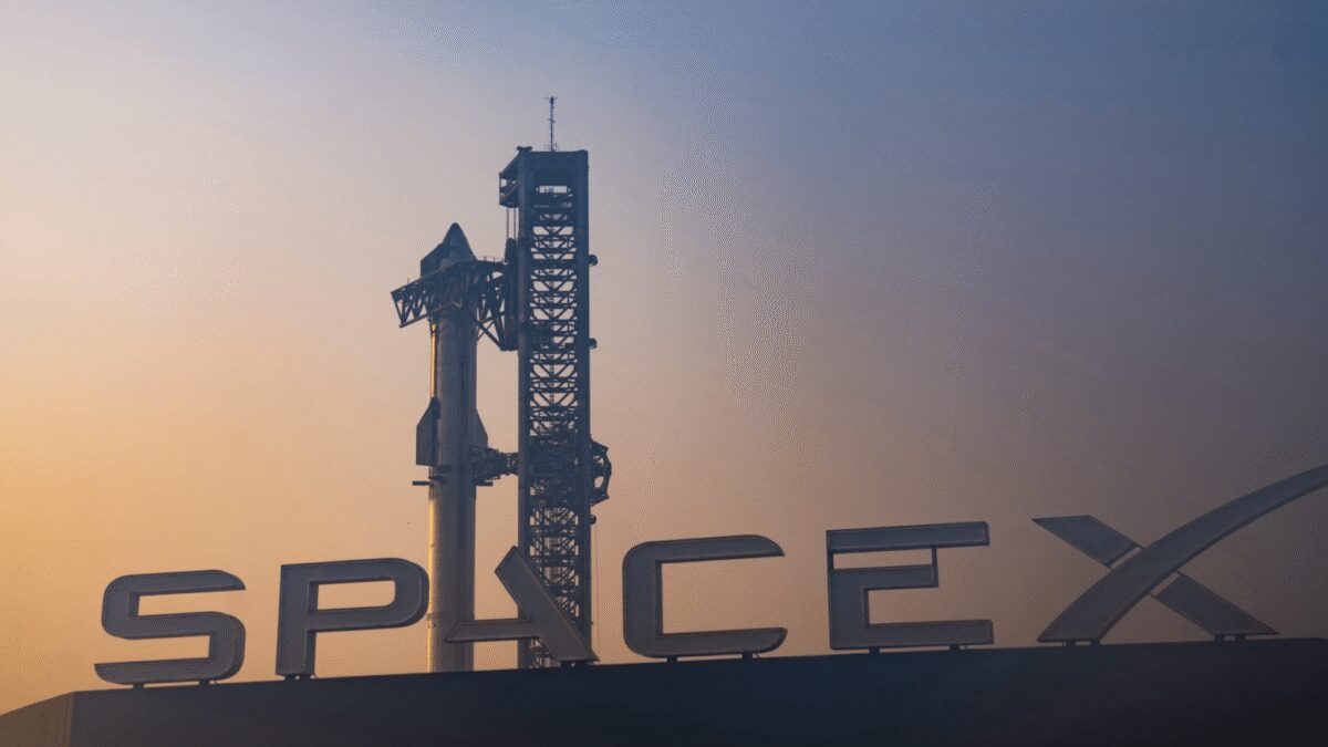 Космический корабль Starship и стартовая платформа SpaceX