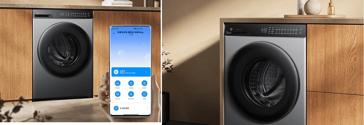 Xiaomi представил стирально-сушильную машину Mijia Essence Wash 3 mijia essence wash 10kg smart washing machine 3 large 1