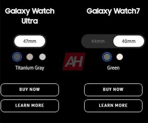 Названы характеристики Samsung Galaxy Watch 7 и 7 Ultra 7