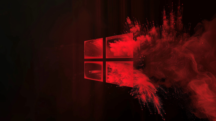 nuneybits the red windows logo sitting alone on an otherwise em e400203c f2ce 481f 8cfa f67e3c160e20