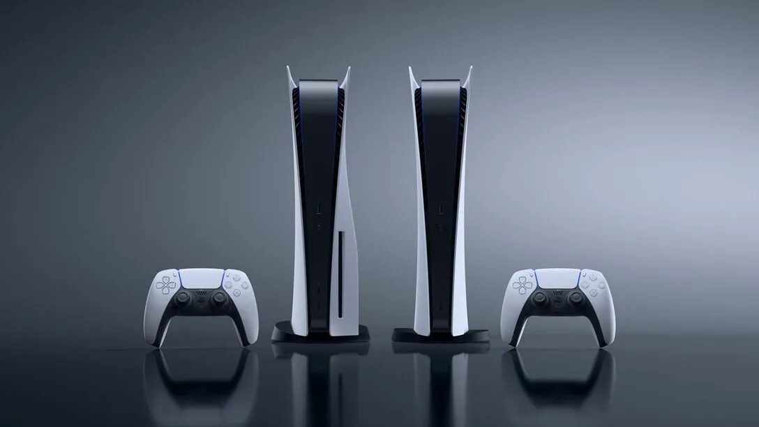 PlayStation 6 с двумя консолями и контроллерами