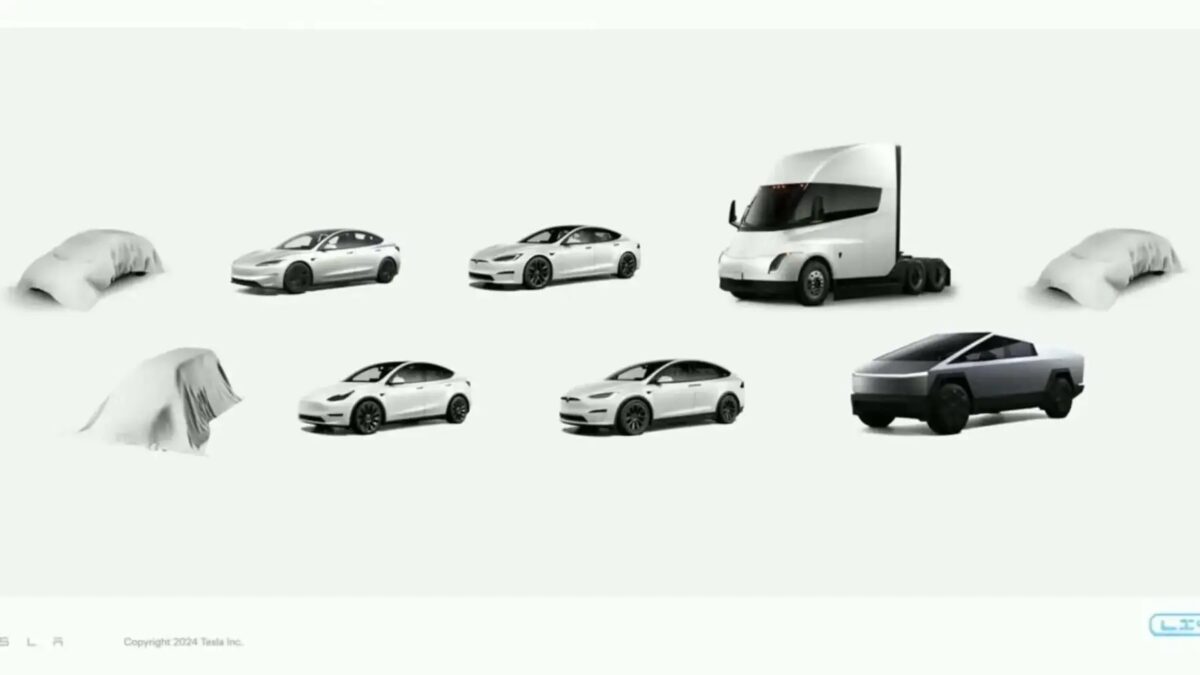 tesla 2024 annual shareholder meeting new vehicles slide