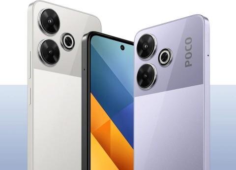 Смартфон POCO M6 с двумя камерами и дисплеем фронтальной камеры