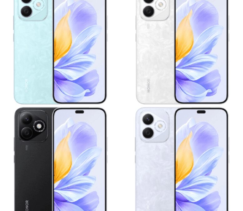 Четыре варианта Honor X60i с фронтальными и задними камерами