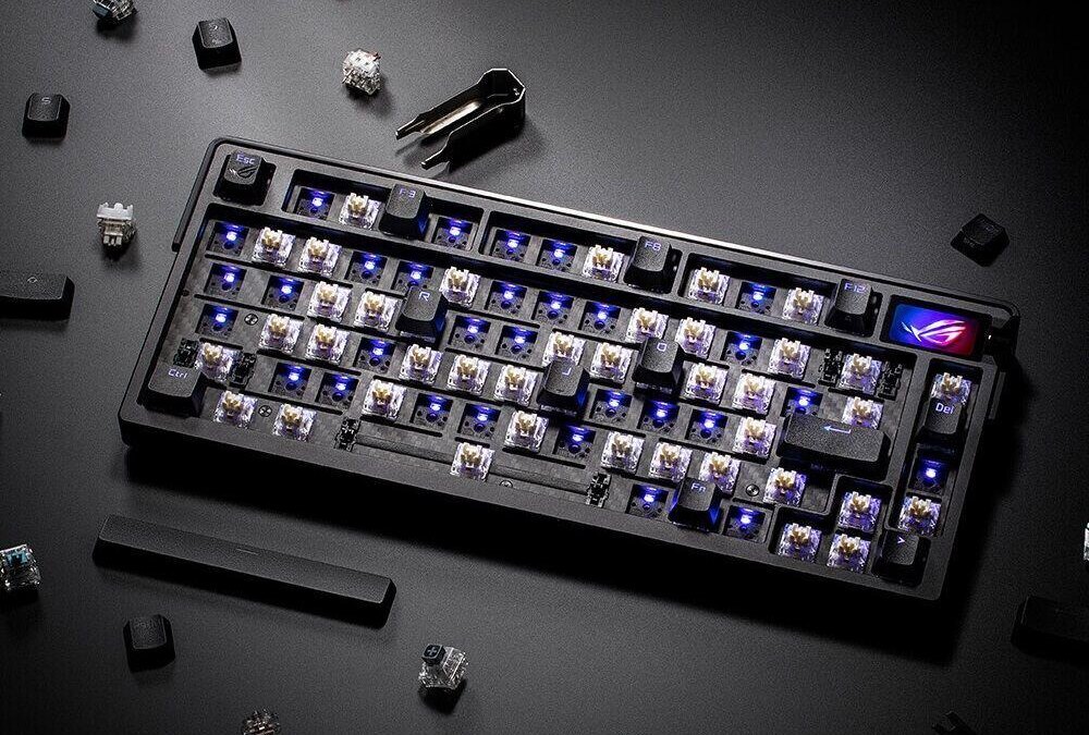 ASUS представил механическую беспроводную клавиатуру Azoth Extreme с OLED-дисплеем 6 23 1