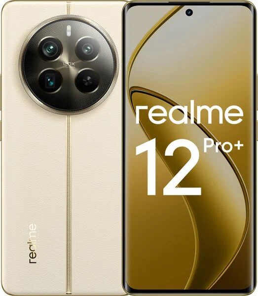 Смартфон Realme 12 Pro Plus сзади и спереди