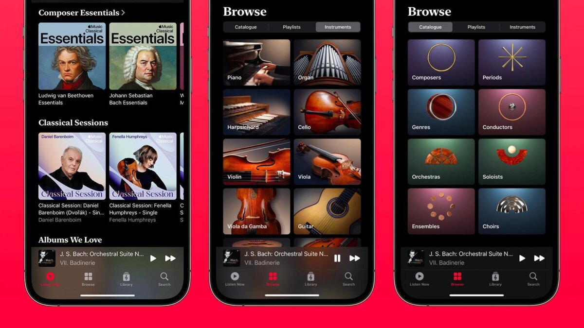 Apple Music Classical представил свой собственный чарт "Classical Top 100" 2 apple music classical screenshots