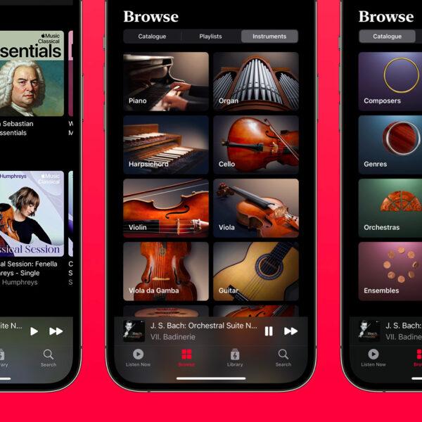 Apple Music Classical представил свой собственный чарт "Classical Top 100" (apple music classical screenshots)