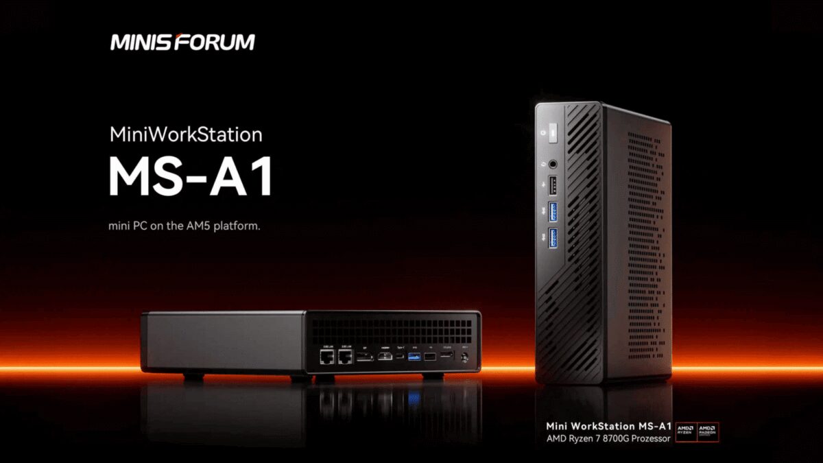 Minisforum показал мини-ПК MS-A1 с функцией апгрейда процессора 4 b3276667b6c2050461db92d242bcc571ea9057f7df600628ee40c36015a15100